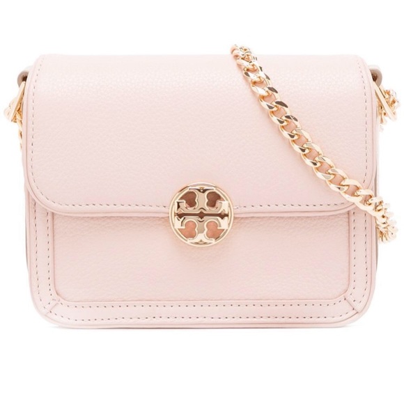Tory Burch Handbags - Tory Burch Duet Chain Convertible Pink Bag